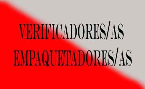 Verificadores/as Empaquetadores/as