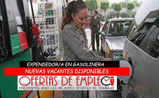 Se necesita expendedor/a en gasolinera 1400€/mes