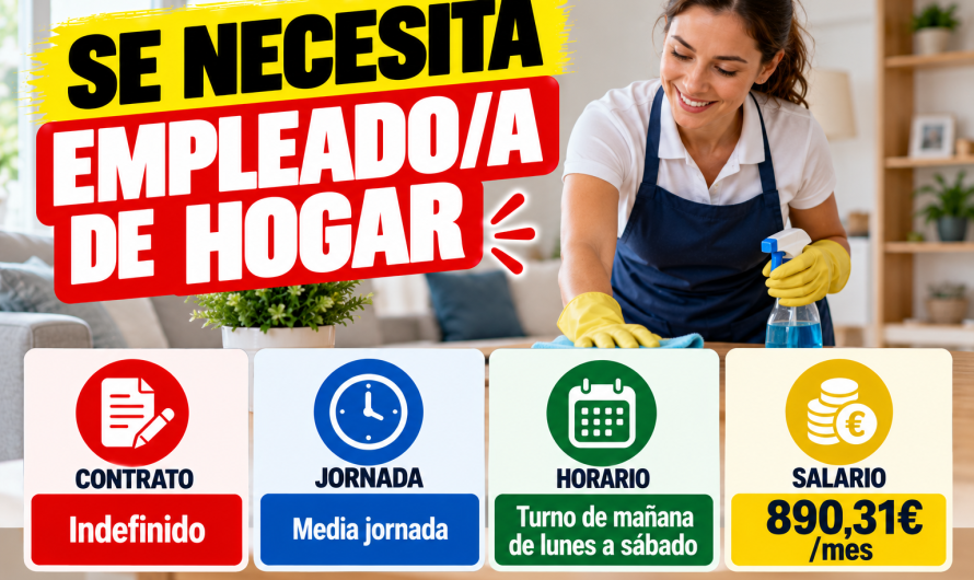 Se necesita empleado/a de hogar